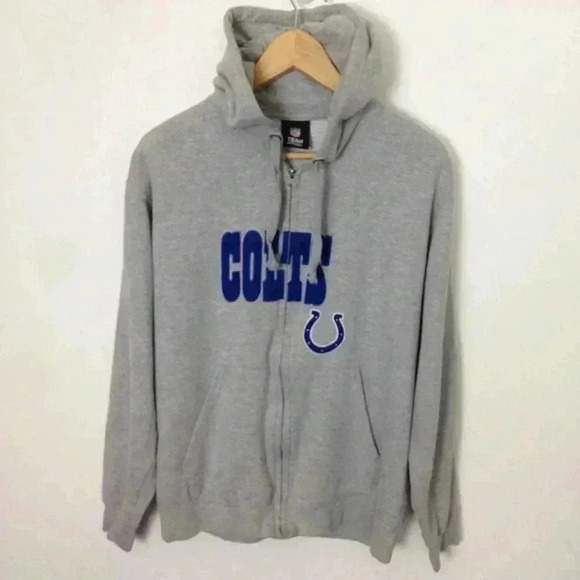 NFL Indianapolis Colts Men Hoodie M Zip Jacket - Picture 2 of 5